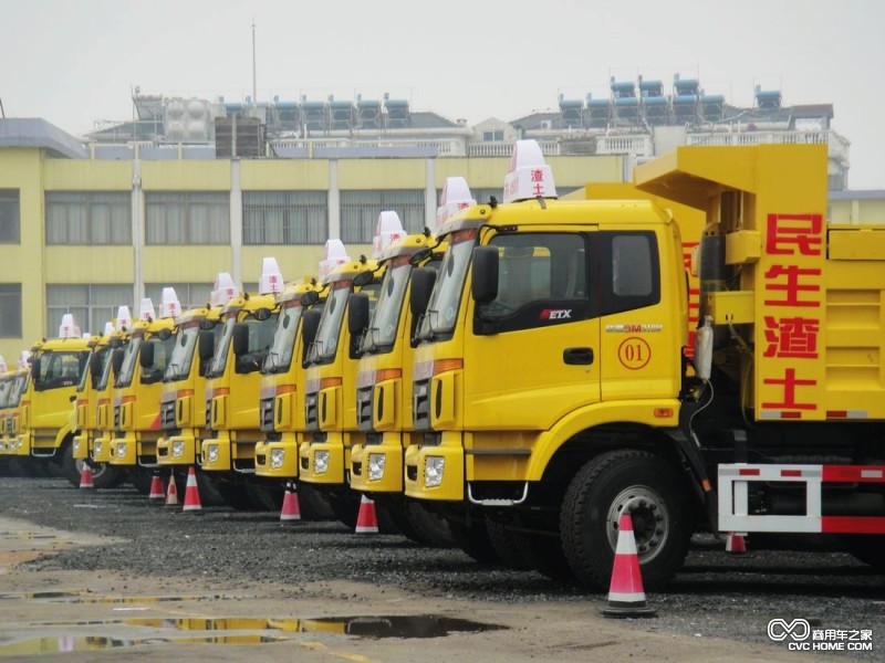 2014年我國卡車企業(yè)角逐渣土車市場(chǎng)