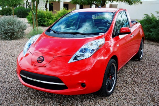 最適合姑娘開的皮卡！ 日產(chǎn)電動車改裝  商用車之家