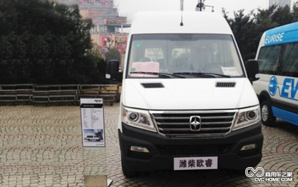 為試銷(xiāo)進(jìn)行推廣 濰柴歐睿純電動(dòng)車(chē)亮相江蘇